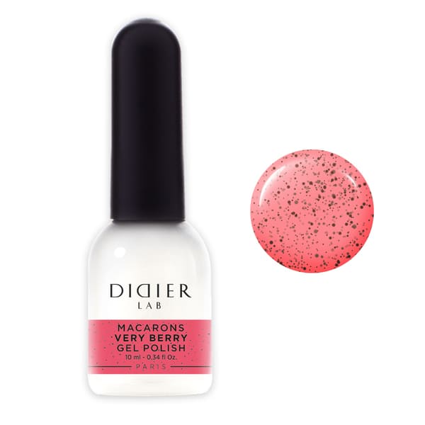 Lakier hybrydowy Didier Lab, Macarons - Very Berry, 10ml | Didier Lab