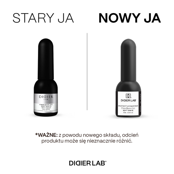 Regenerująca baza do hybryd i żeli Smart Fiber Base "Didier Lab", Soft White, 10ml
