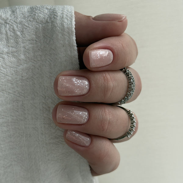 Top Coat No Wipe, Glitter Silver, Didier Lab, 10ml