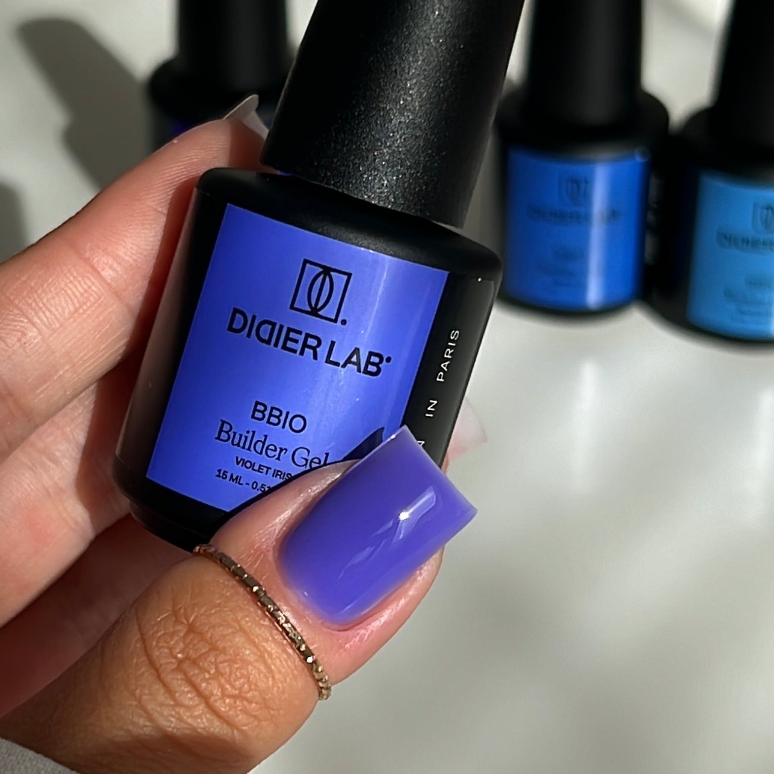 BBIO Żel budujący w butelce "Didier Lab", Violet Iris, 15ml