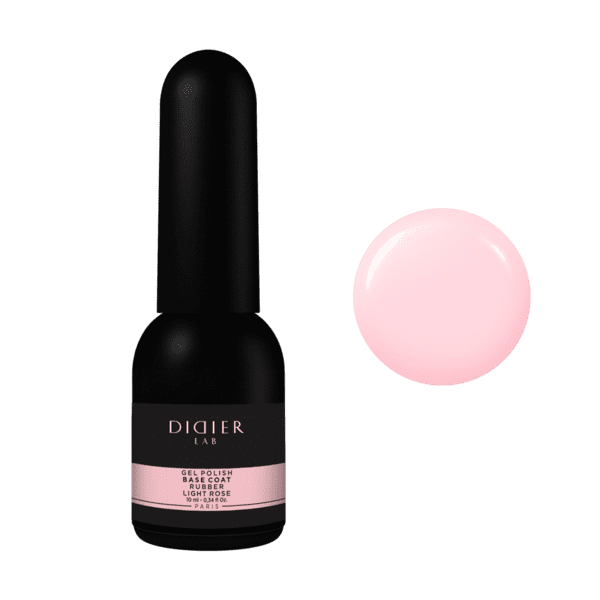 Jasnoróżowa kamuflująca baza kauczukowa ,,Rubber base'' - light rose, 10ml