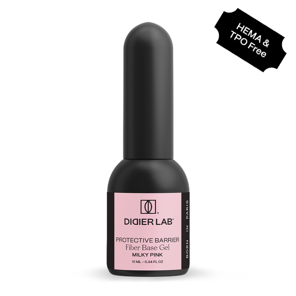 Regenerująca baza do hybryd i żeli Smart Fiber Base "Didier Lab", Milky Pink, 10ml