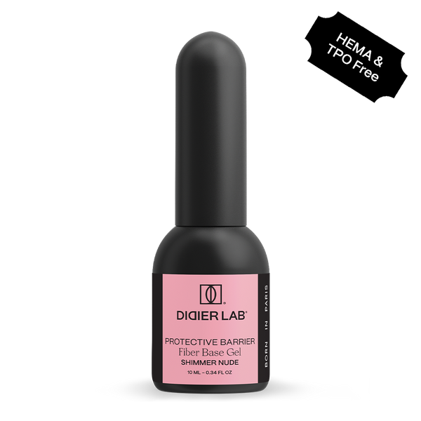Regenerująca baza do hybryd i żeli Smart Fiber Base "Didier Lab", Shimmer Nude, 10ml