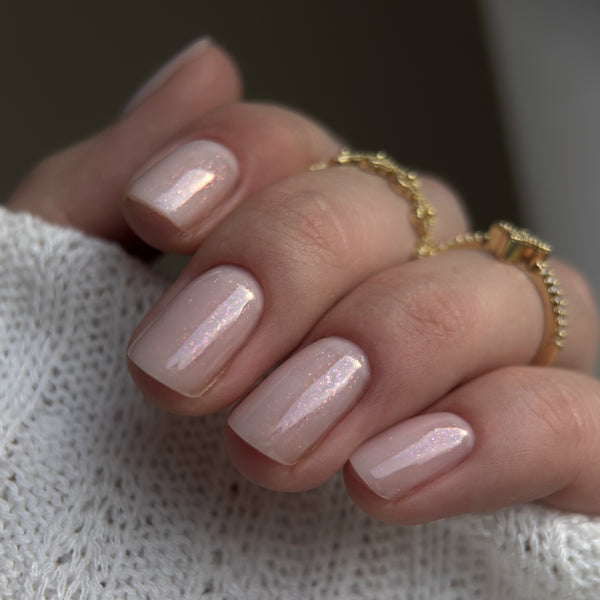 Top Coat No Wipe, Glitter Pink, Didier Lab, 10ml