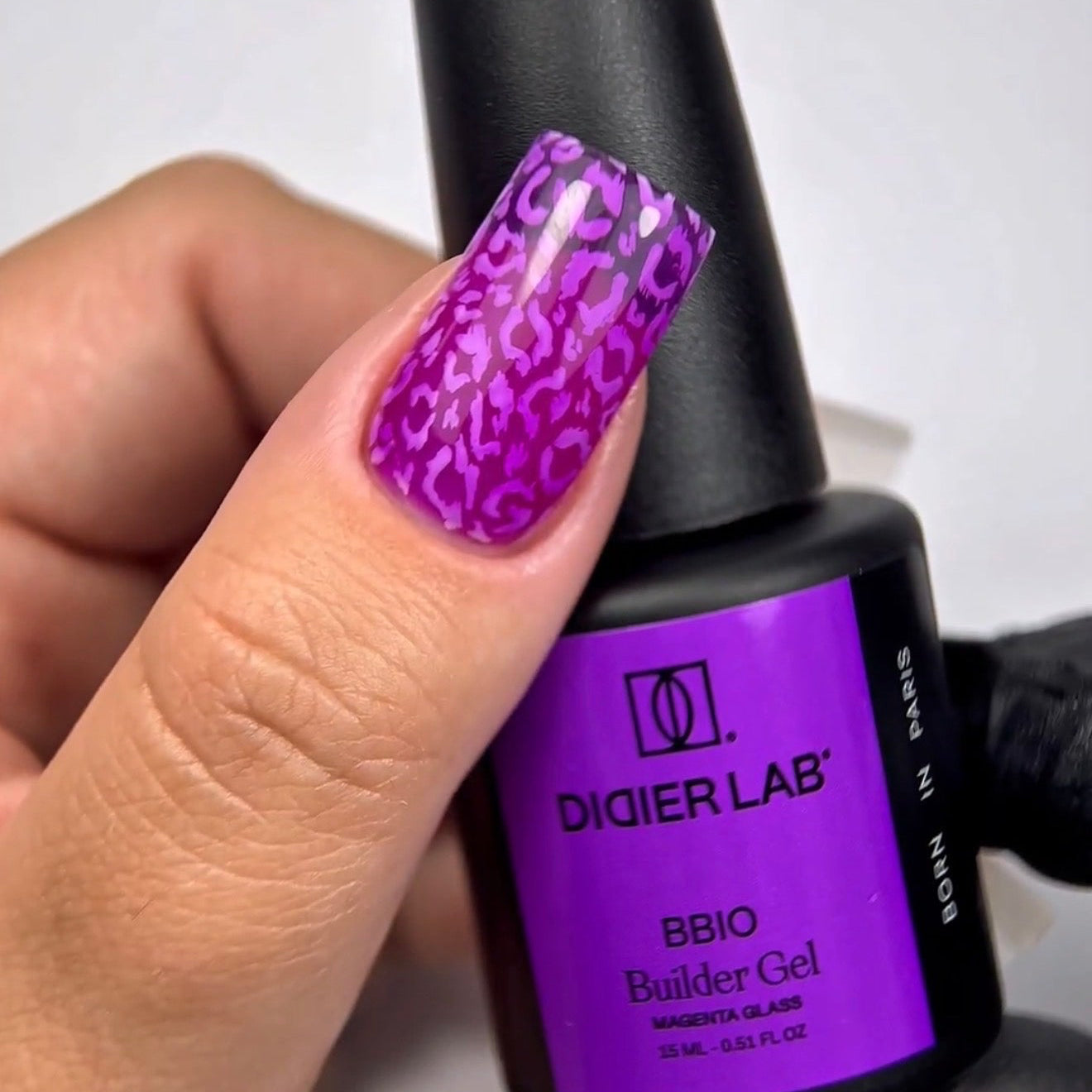 BBIO Żel budujący w butelce "Didier Lab", Magenta Glass, 15ml
