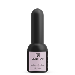 Lakier Kauczukowy Polybase "Didier Lab", Milky Pink, 10ml
