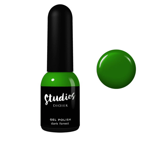 Zielony lakier hybrydowy Studios Didier dark forest, 8ml