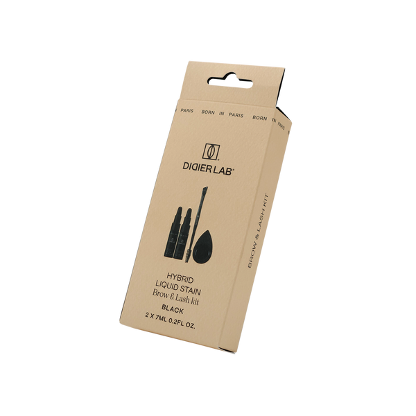 Hybrid Liquid Stain zestaw do odżywczej koloryzacji brwi i rzęs "Didier Lab"