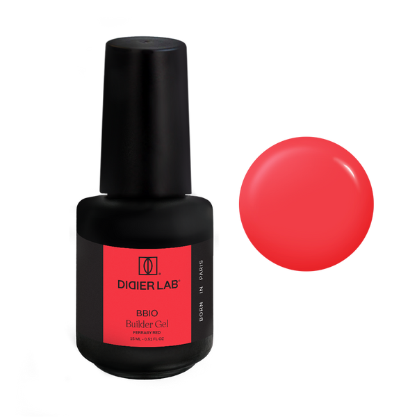 BBIO Żel budujący w butelce "Didier Lab", Ferrary Red, 15ml