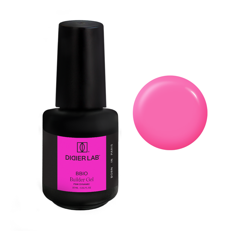 BBIO Żel budujący w butelce "Didier Lab", Pink Dynamic, 15ml