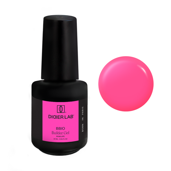 BBIO Żel budujący w butelce "Didier Lab", Rose Life, 15ml