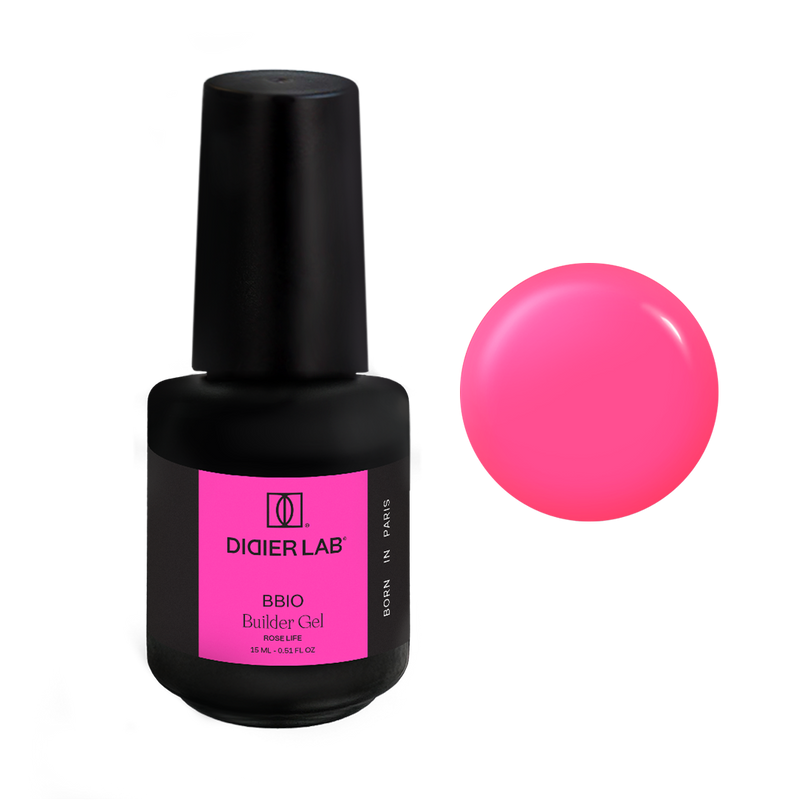 BBIO Żel budujący w butelce "Didier Lab", Rose Life, 15ml