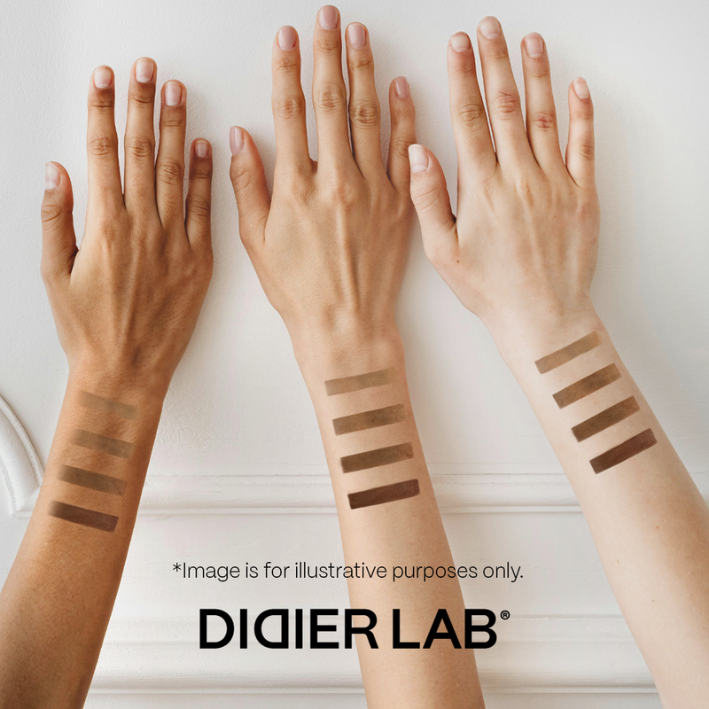 Hybrid Liquid Stain zestaw do odżywczej koloryzacji brwi i rzęs "Didier Lab"